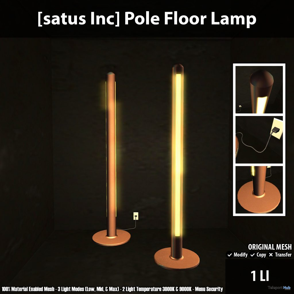 Pole Floor Lamp Group Gift by [satus Inc] - Teleport Hub - teleporthub.com
