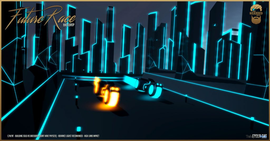 Future Race Backdrop April 2021 Group Gift by The Bearded Guy - Teleport Hub - teleporthub.com