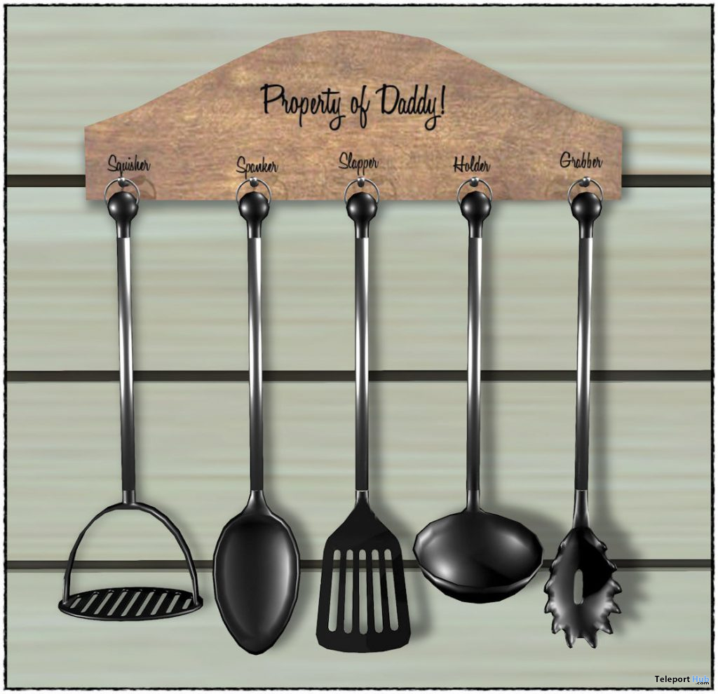 Daddy's Cooking Utensils April 2021 Group Gift by Careless - Teleport Hub - teleporthub.com