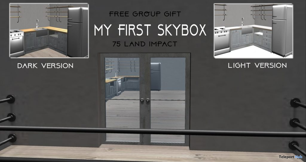 First Skybox April 2021 Group Gift by Careless - Teleport Hub - teleporthub.com