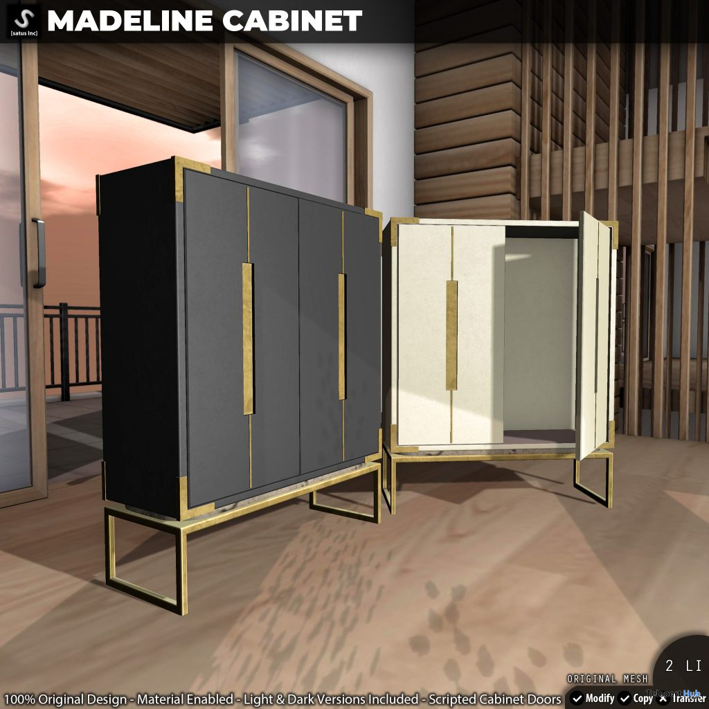 New Release: Madeline Cabinet by [satus Inc] - Teleport Hub - teleporthub.com