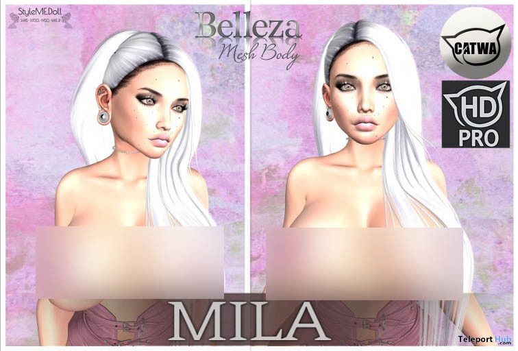 Mila Shape For Catwa HDPRO Queen 100L Promo by StyleME.Doll - Teleport Hub - teleporthub.com