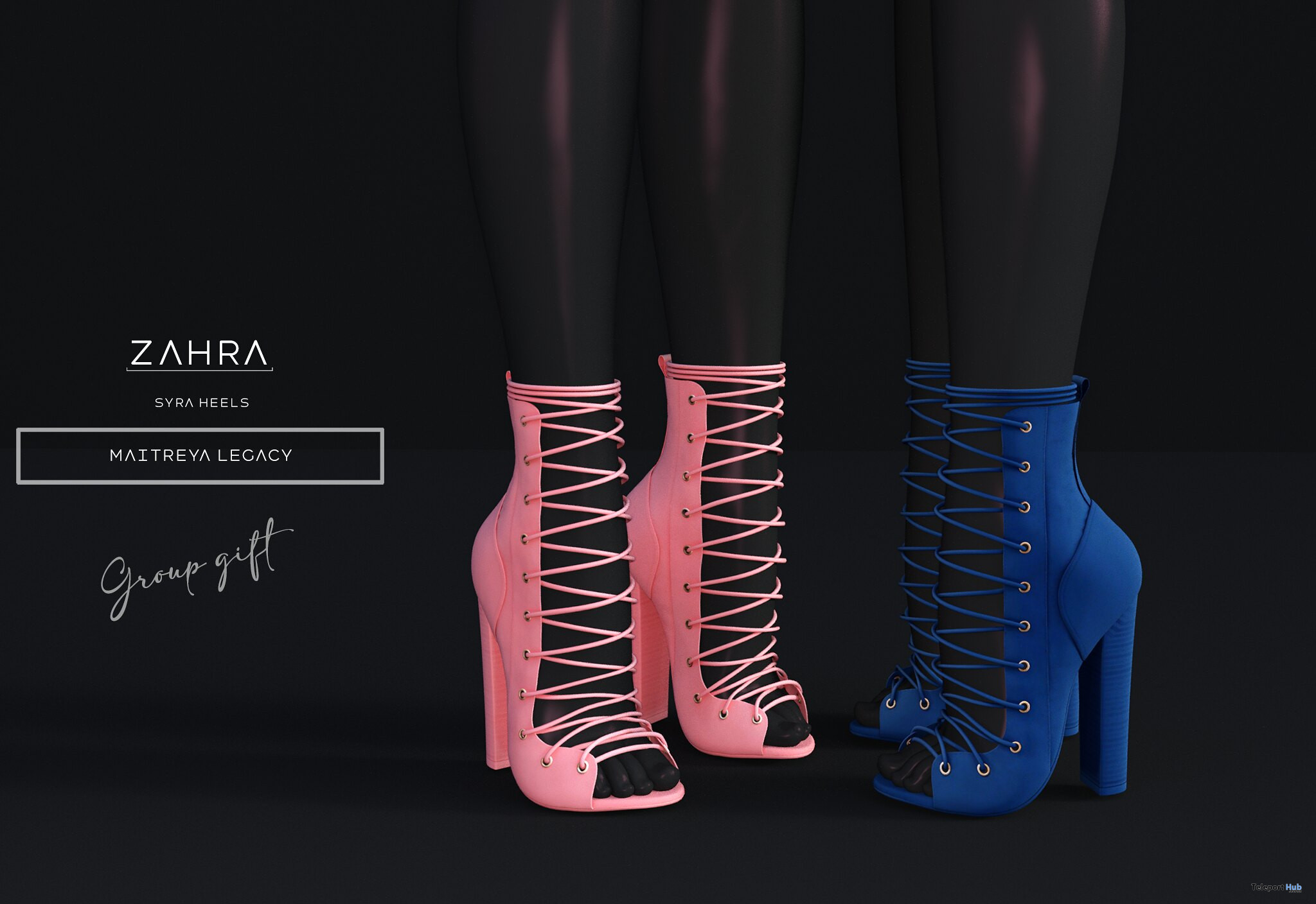 Syra Heels Fatpack October 2021 Group Gift by ZAHRA - Teleport Hub - teleporthub.com