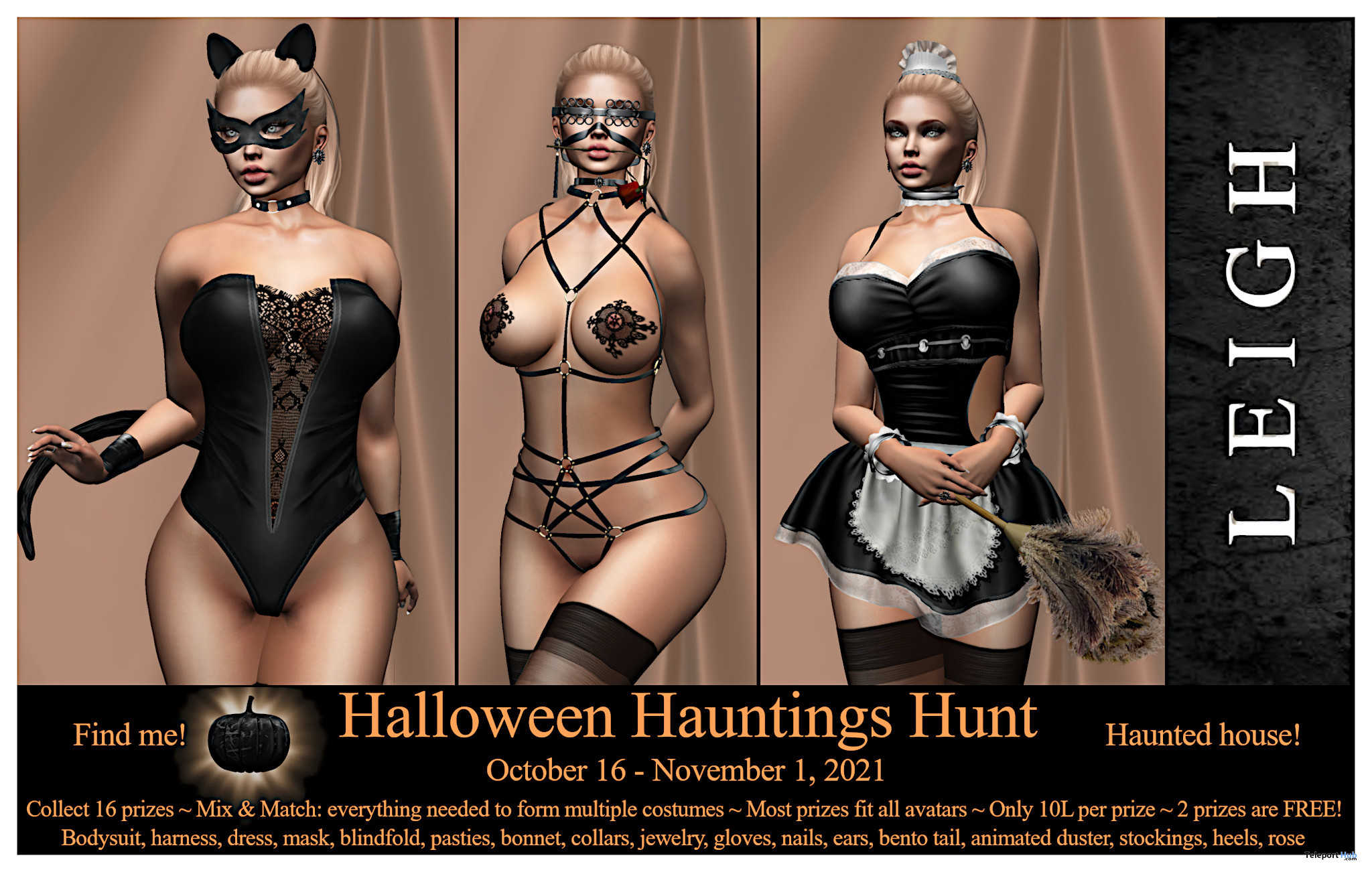 LEIGH Halloween Hauntings Hunt & Haunted House 2021 - Teleport Hub - teleporthub.com