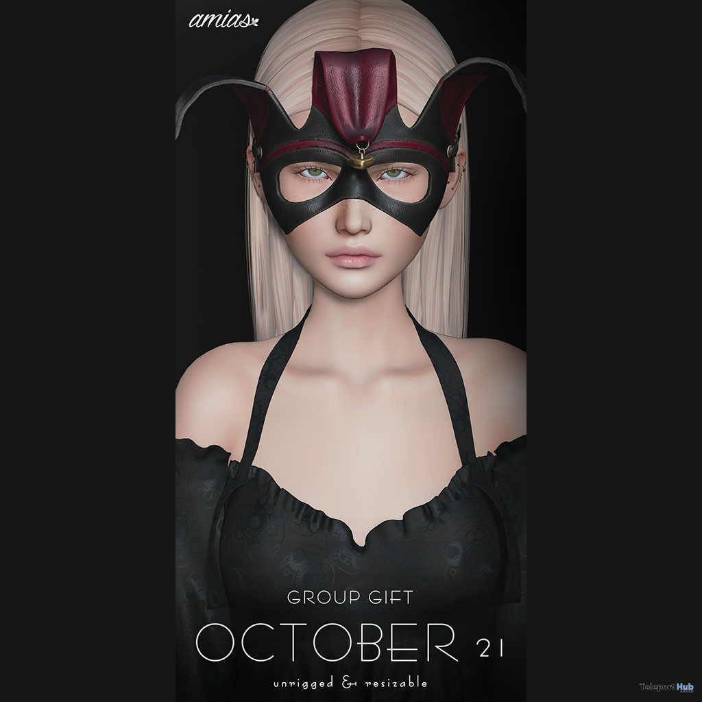 Halloween Mask October 2021 Group Gift by amias - Teleport Hub - teleporthub.com