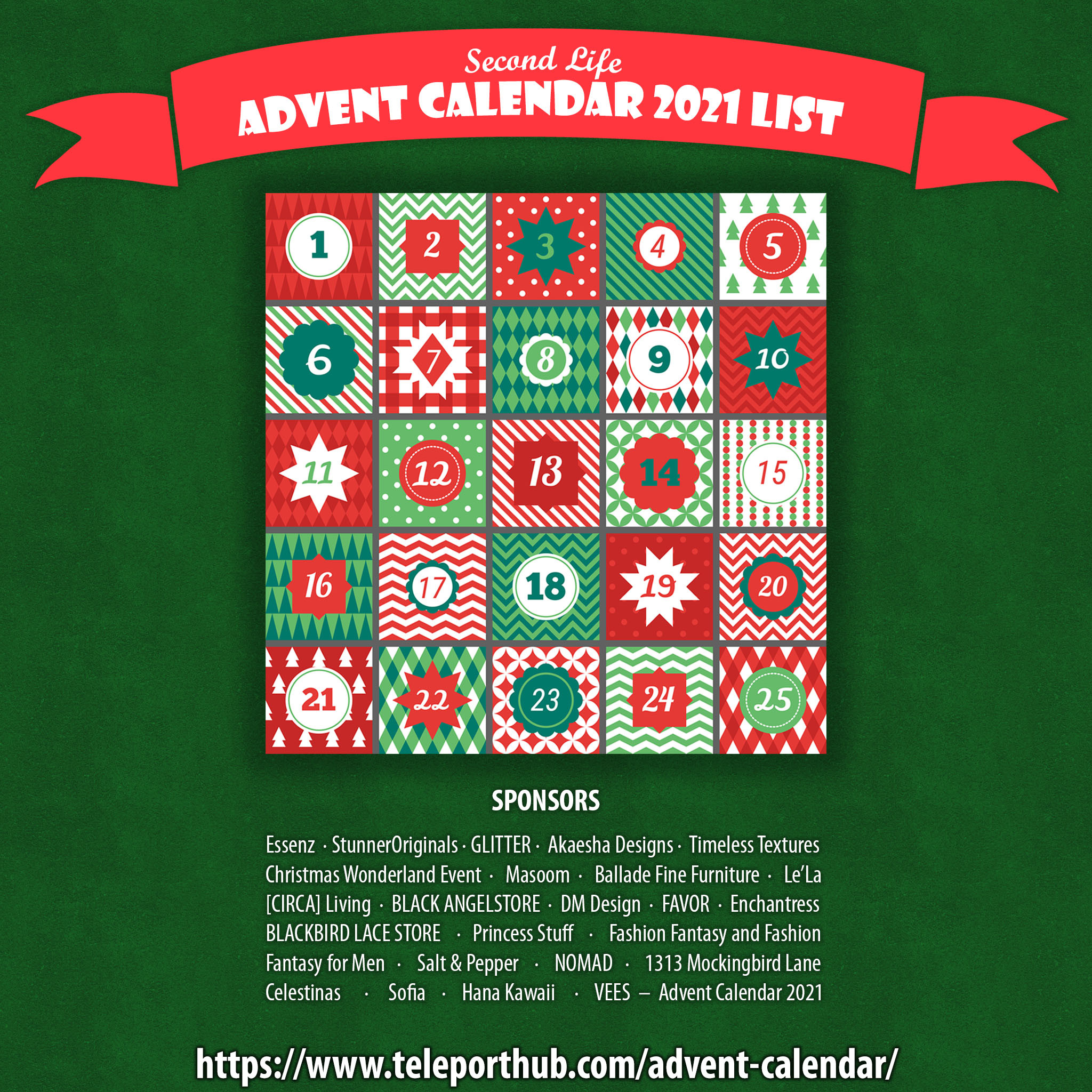 Advent Calendar 2021 - Teleport Hub - teleporthub.com