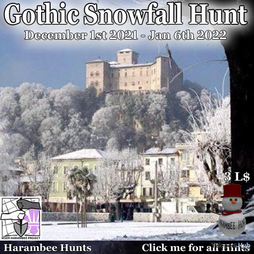 Gothic Snowfall Hunt 2021 - Teleport Hub - teleporthub.com