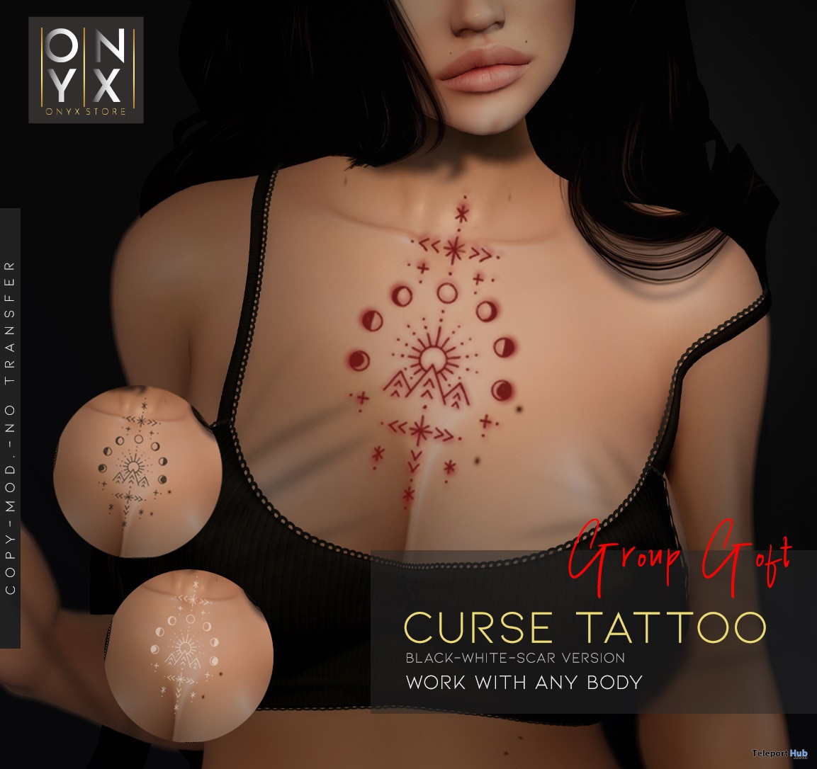 Curse Tattoo November 2021 Group Gift by [Onyx] Store - Teleport Hub - teleporthub.com