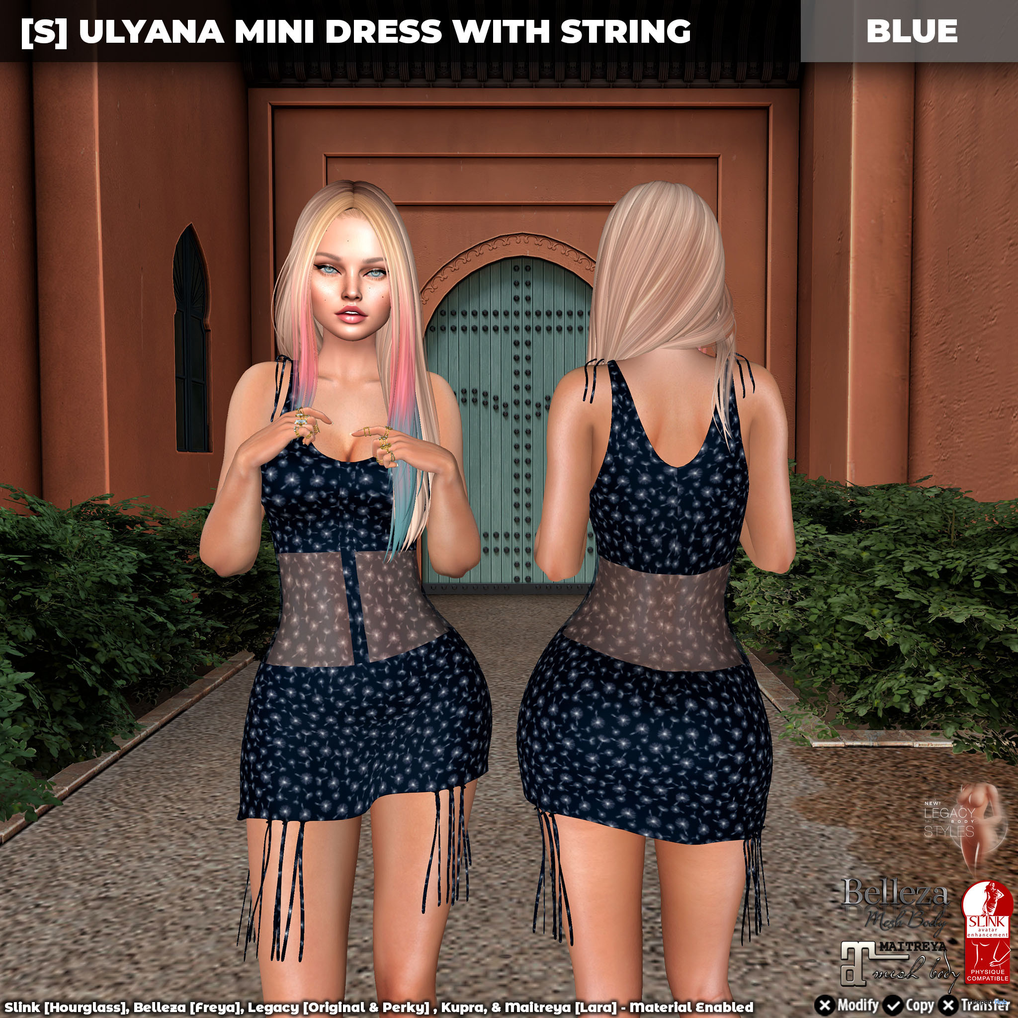 New Release: [S] Ulyana Mini Dress With String by [satus Inc] - Teleport Hub - teleporthub.com