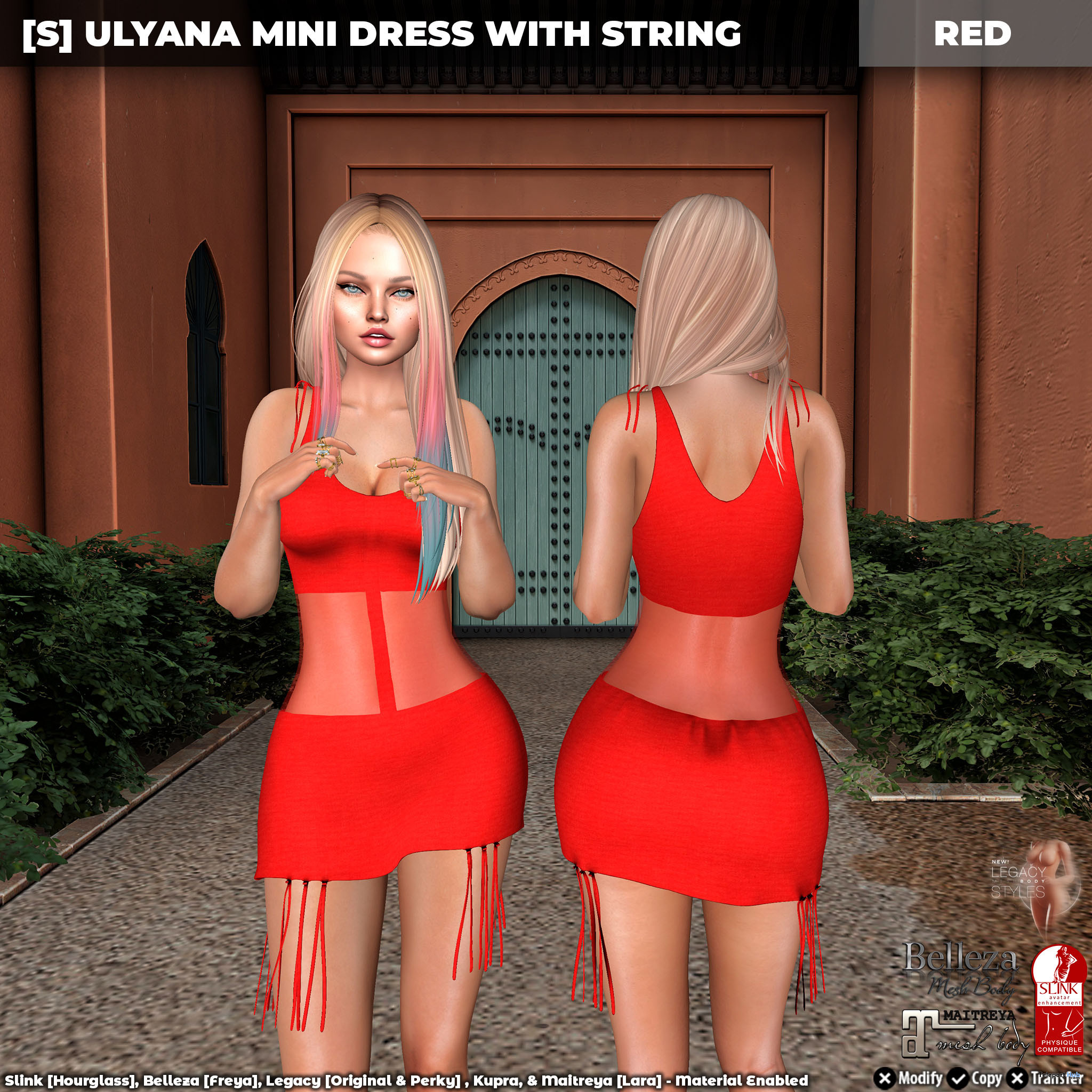 New Release: [S] Ulyana Mini Dress With String by [satus Inc] - Teleport Hub - teleporthub.com