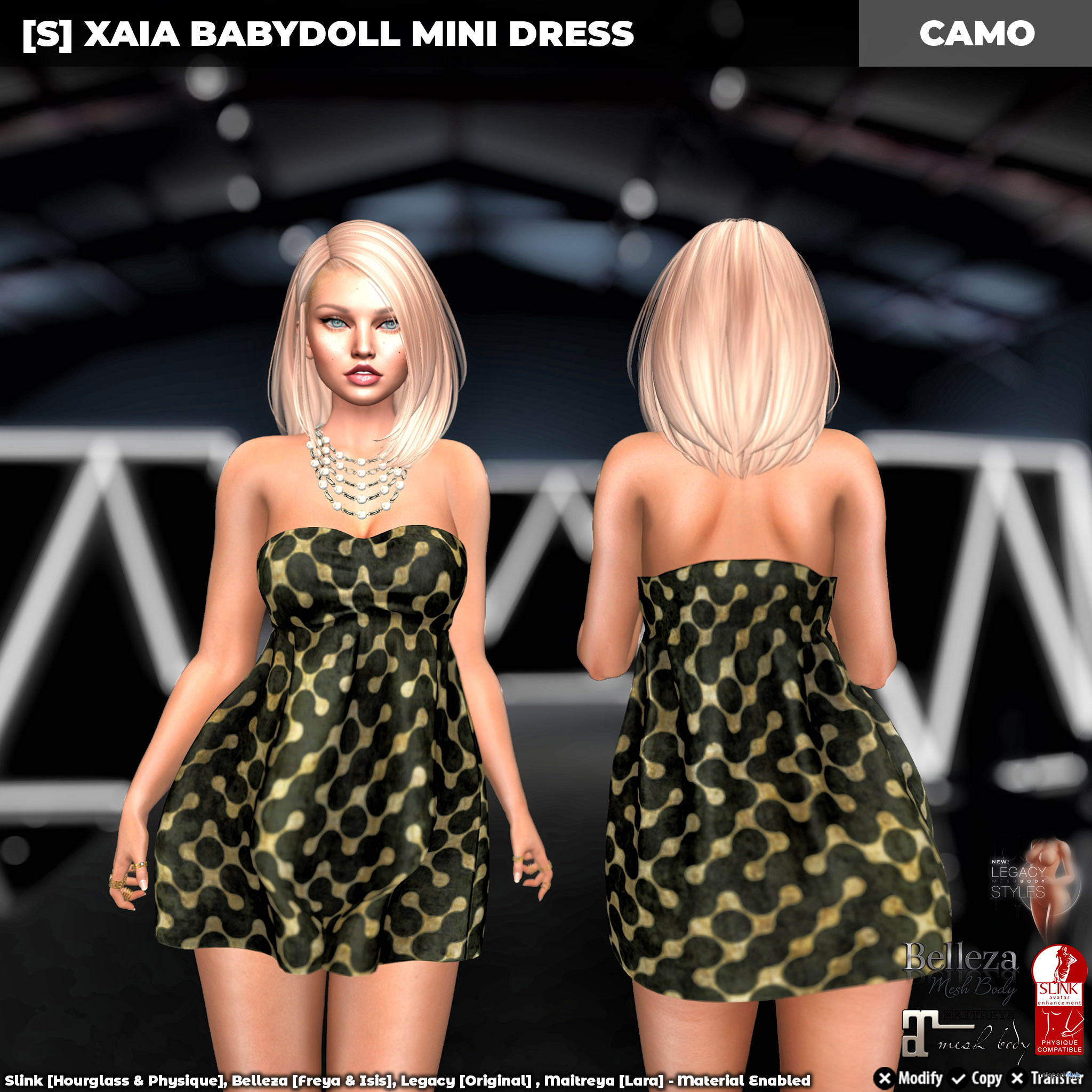 New Release: [S] Xaia Babydoll Mini Dress by [satus Inc] - Teleport Hub - teleporthub.com