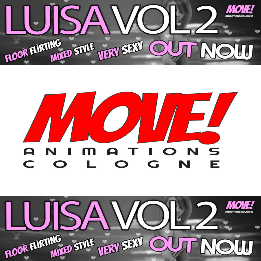 New Release: Luisa Vol 2 Bento Dance Pack by MOVE! Animations Cologne - Teleport Hub - teleporthub.com