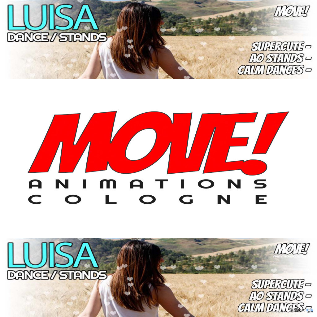 New Release: Luisa Vol 3 Bento Dance Pack by MOVE! Animations Cologne - Teleport Hub - teleporthub.com