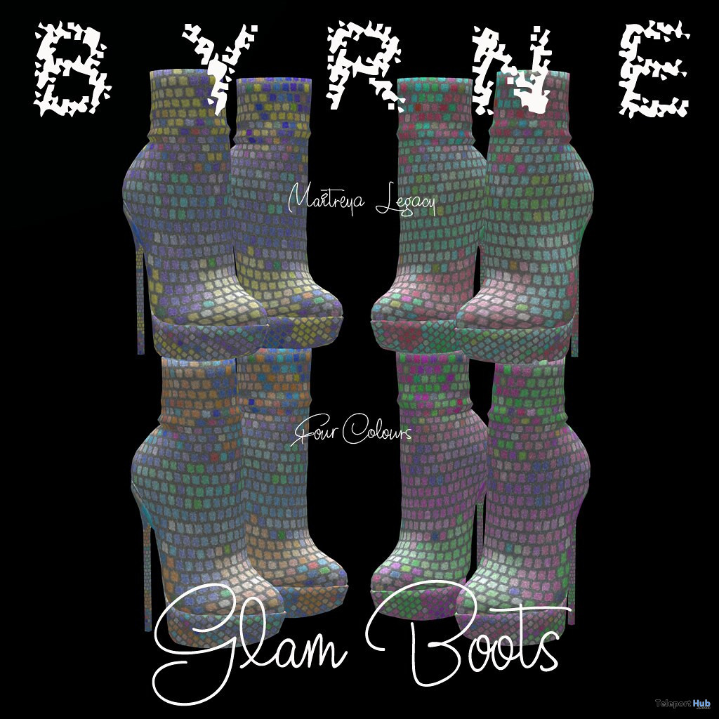Glam Boots April 2022 Group Gift by BYRNE - Teleport Hub - teleporthub.com