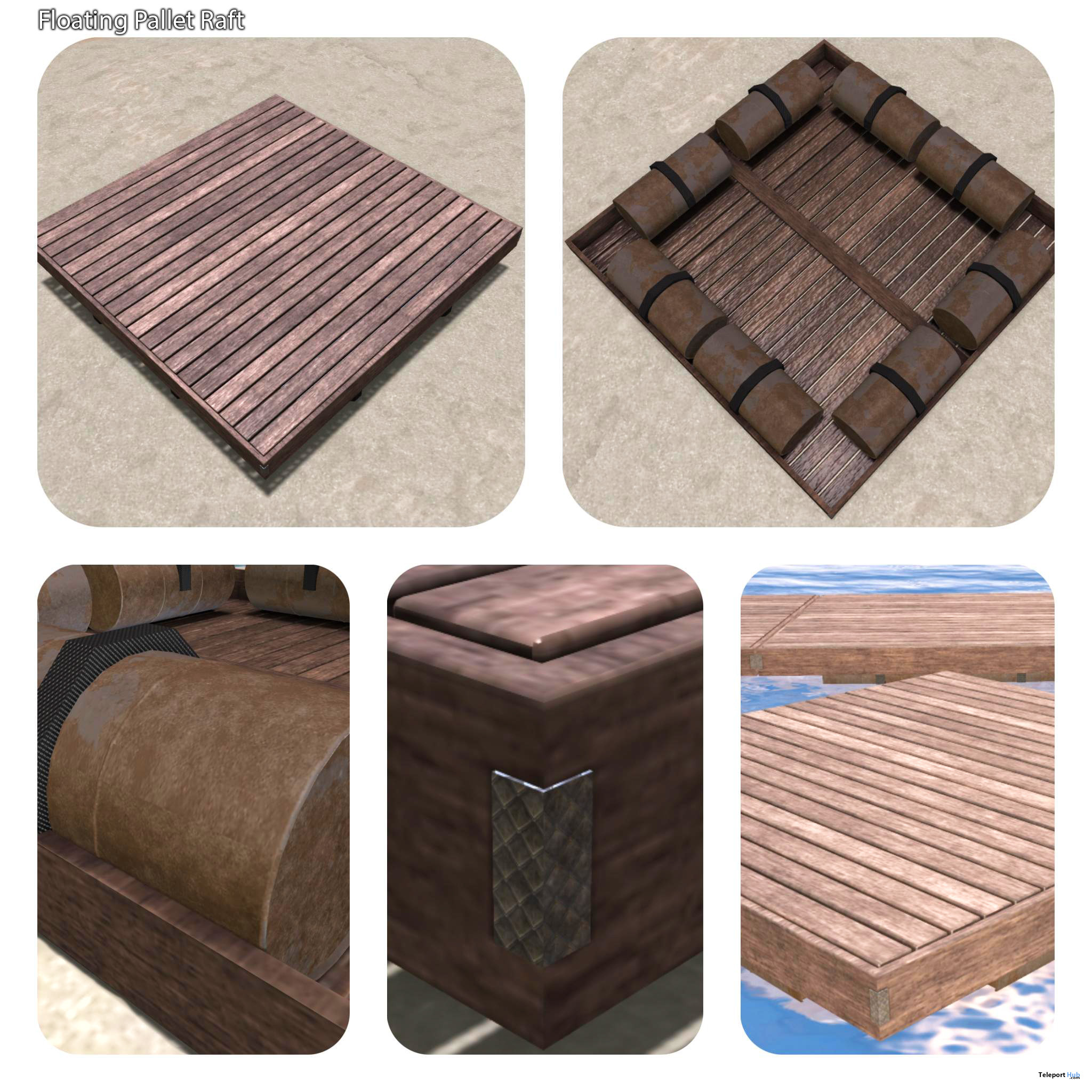New Release: Floating Pallet Raft by [satus Inc] - Teleport Hub - teleporthub.com