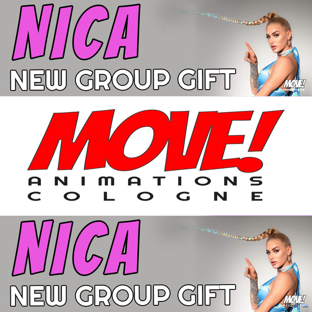 Nica 11 Rare Bento Dance June 2022 Group Gift by MOVE! Animations Cologne - Teleport Hub - teleporthub.com