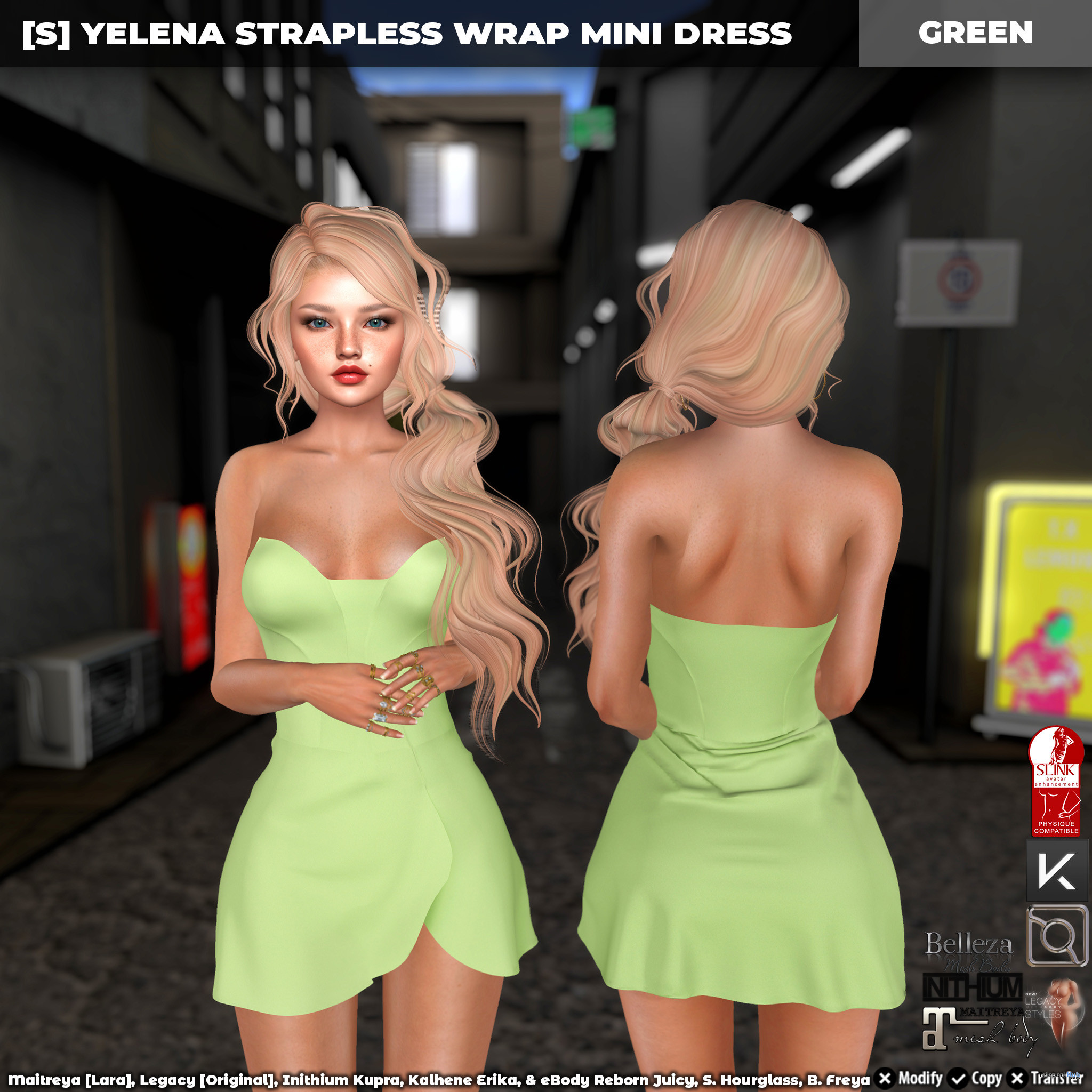 New Release: [S] Yelena Strapless Wrap Mini Dress by [satus Inc] - Teleport Hub - teleporthub.com