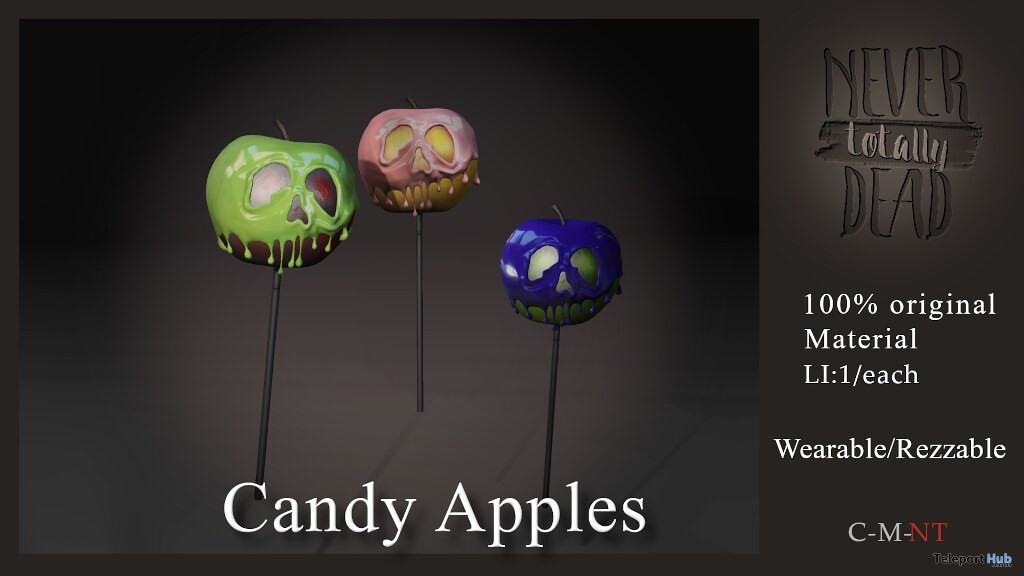 Candy Apples October 2022 Group Gift by Never Totally Dead - Teleport Hub - teleporthub.com