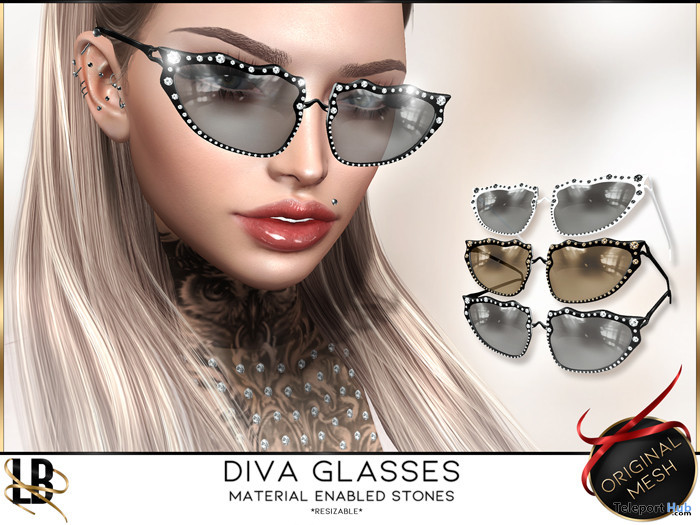 Diva Glasses 5L Promo by LACEY BABES - Teleport Hub - teleporthub.com