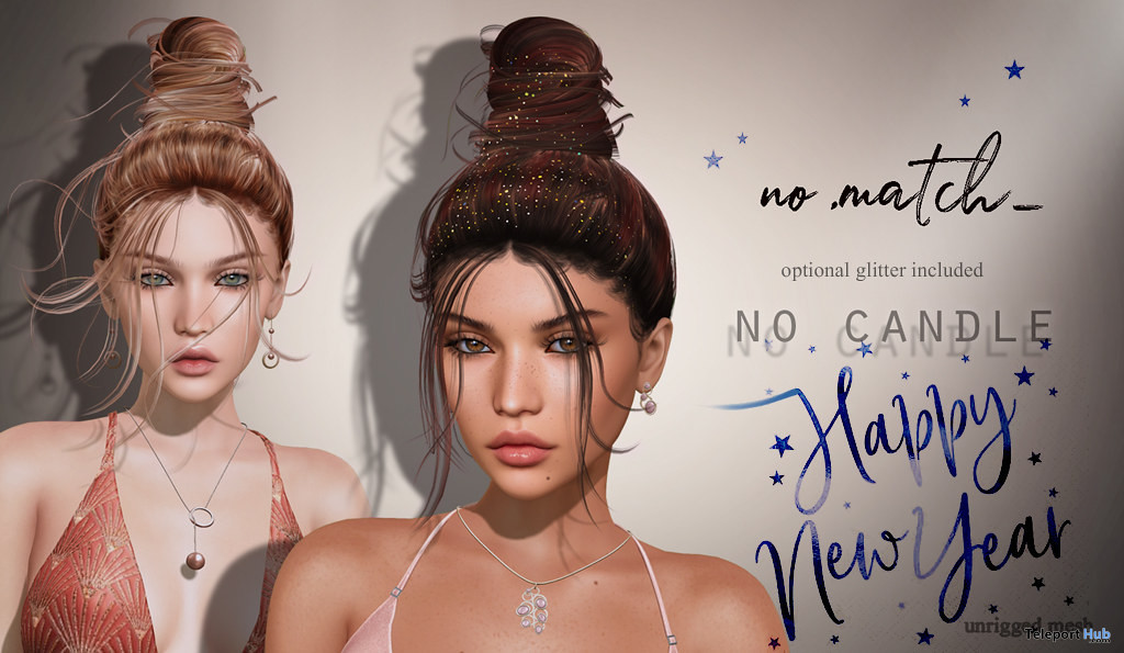 No Candle Hair December 2022 Group Gift by No Match - Teleport Hub - teleporthub.com