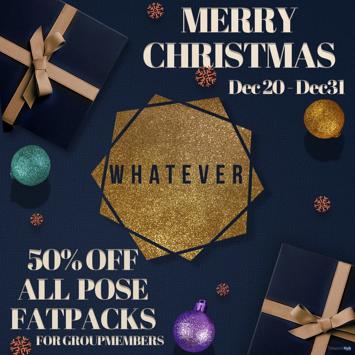 Whatever Store's Merry Christmas Sale 2022 - Teleport Hub - teleporthub.com