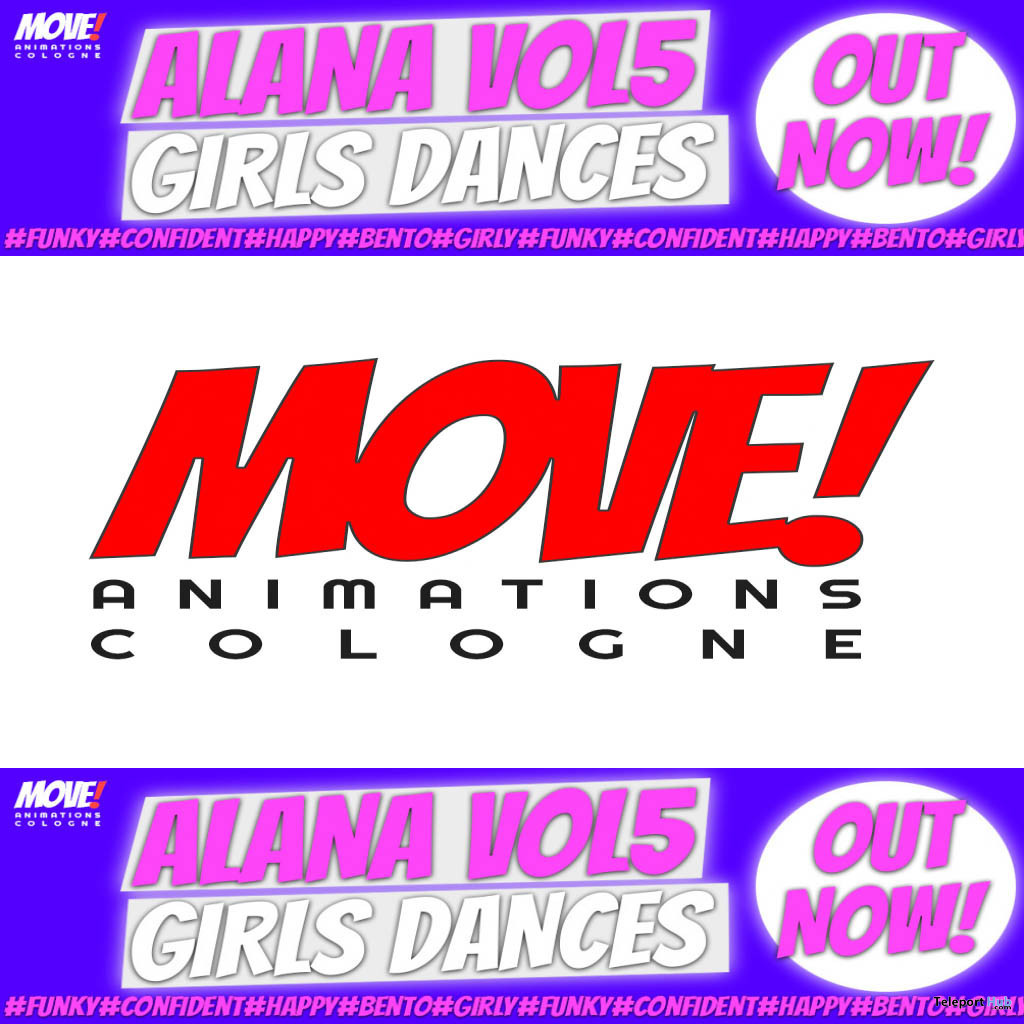 New Release: Alana Vol 5 Bento Dance Pack by MOVE! Animations Cologne - Teleport Hub - teleporthub.com