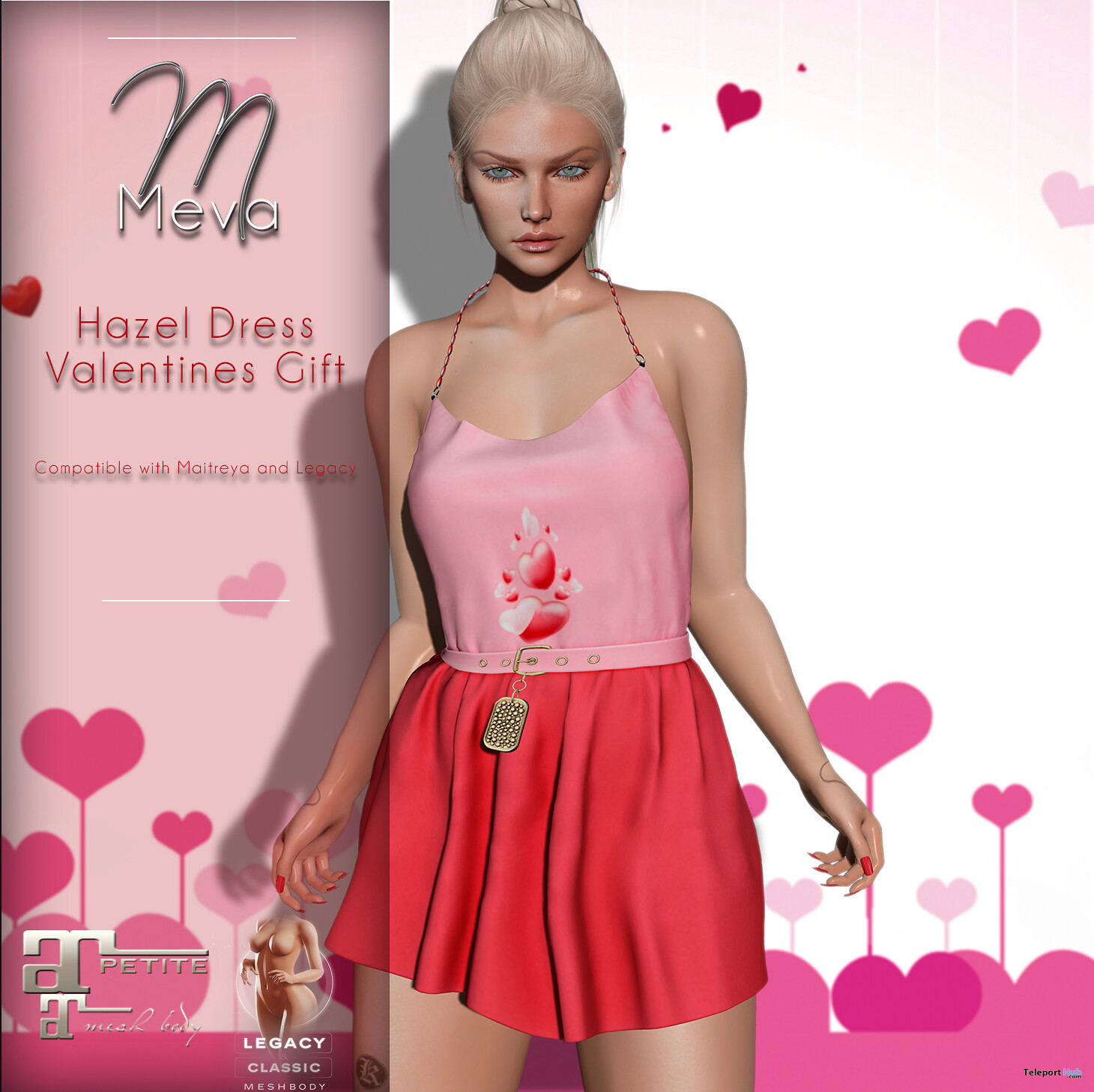 Hazel Dress Valentine 2023 Gift by Meva - Teleport Hub - teleporthub.com