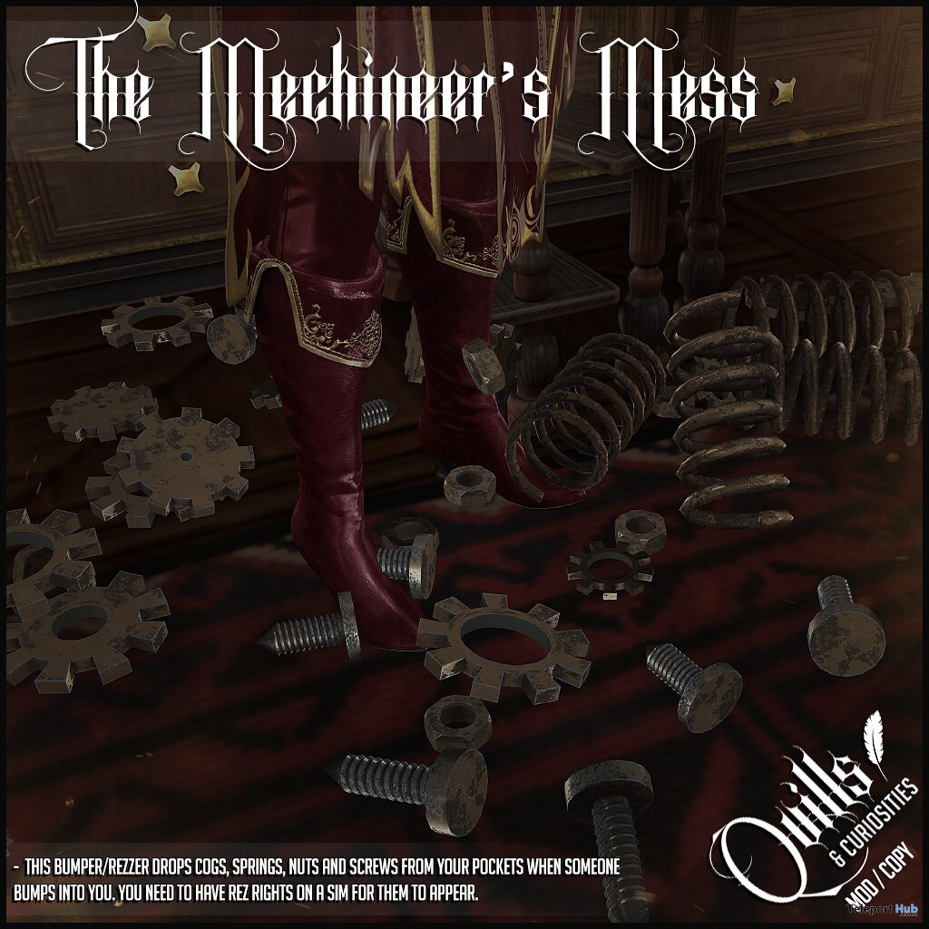 The Mechineer's Mess Bumper March 2023 Group Gift by Quills & Curiosities - Teleport Hub - teleporthub.com