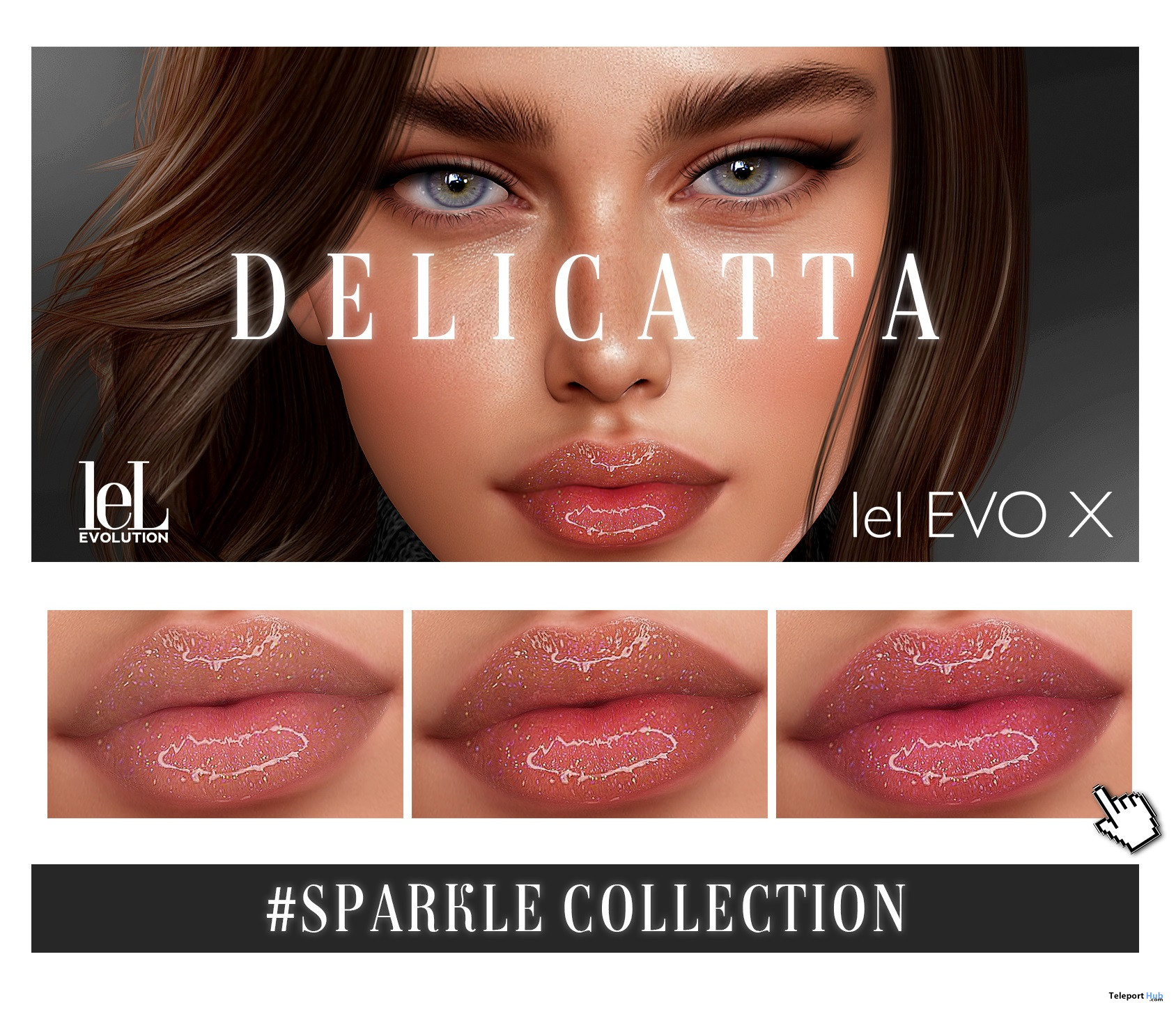 Sparkle HD Lipsticks April 2023 Group Gift by Delicatta - Teleport Hub - teleporthub.com