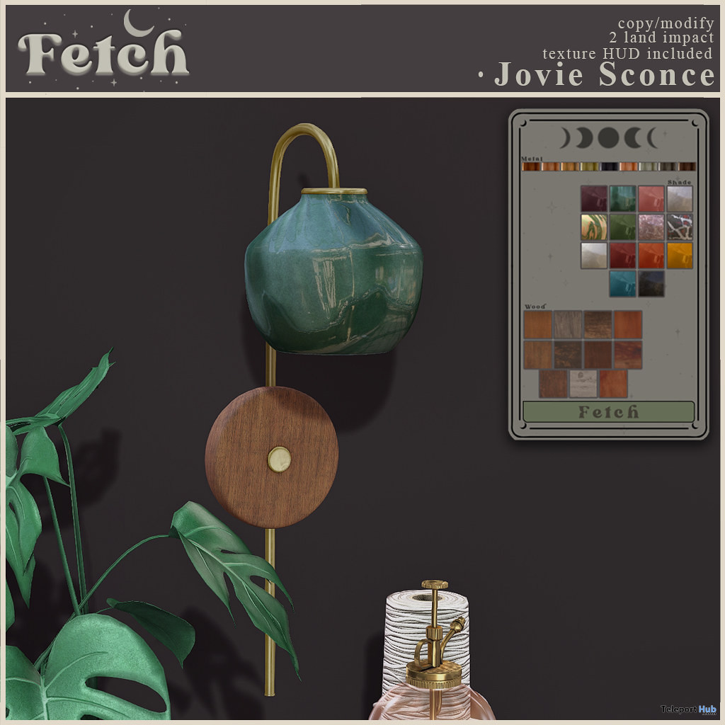 Jovie Sconce May 2023 Group Gift by Fetch - Teleport Hub - teleporthub.com