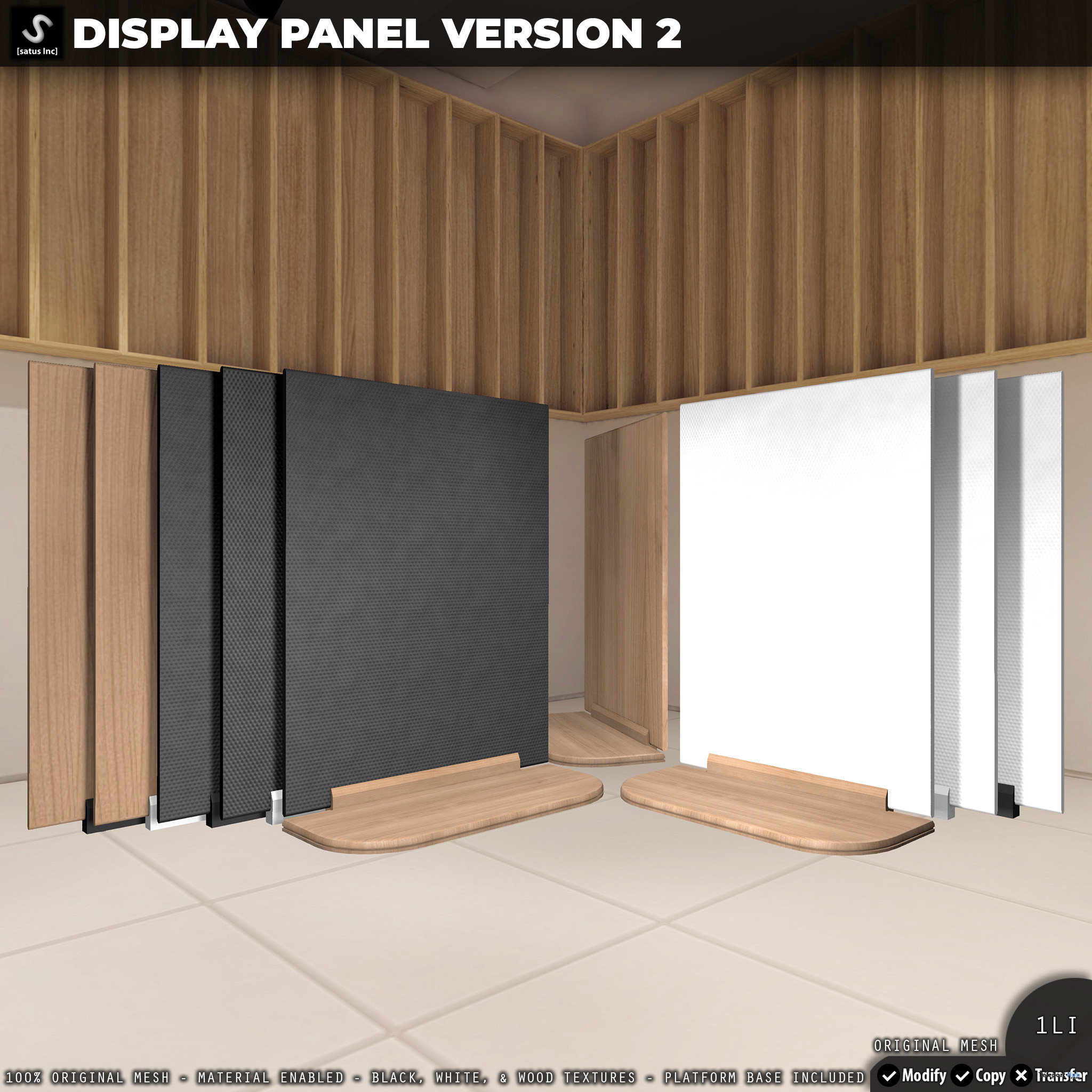 New Release: Display Panel Version 2 by [satus Inc] - Teleport Hub - teleporthub.com