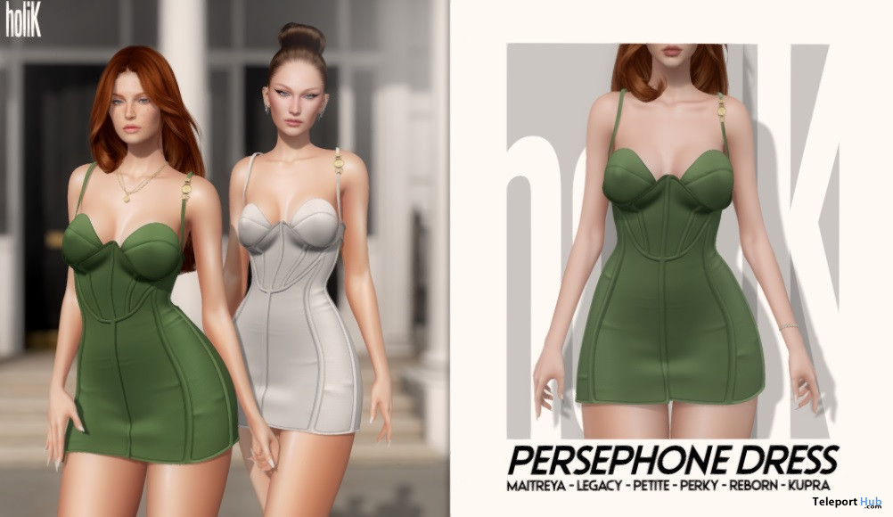 Persephone Dress June 2023 Group Gift by holiK - Teleport Hub - teleporthub.com