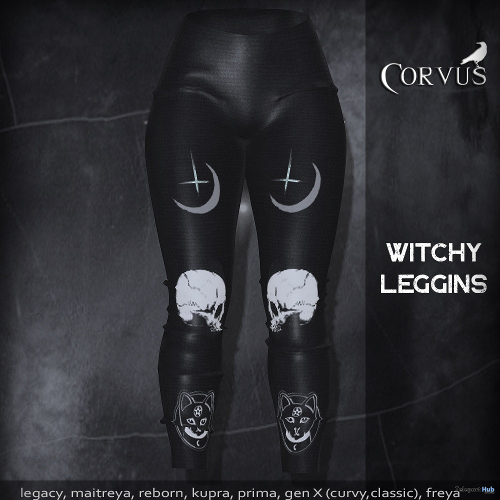 Witchy Leggings Teleport Hub Group Gift by Corvus - Teleport Hub - teleporthub.com