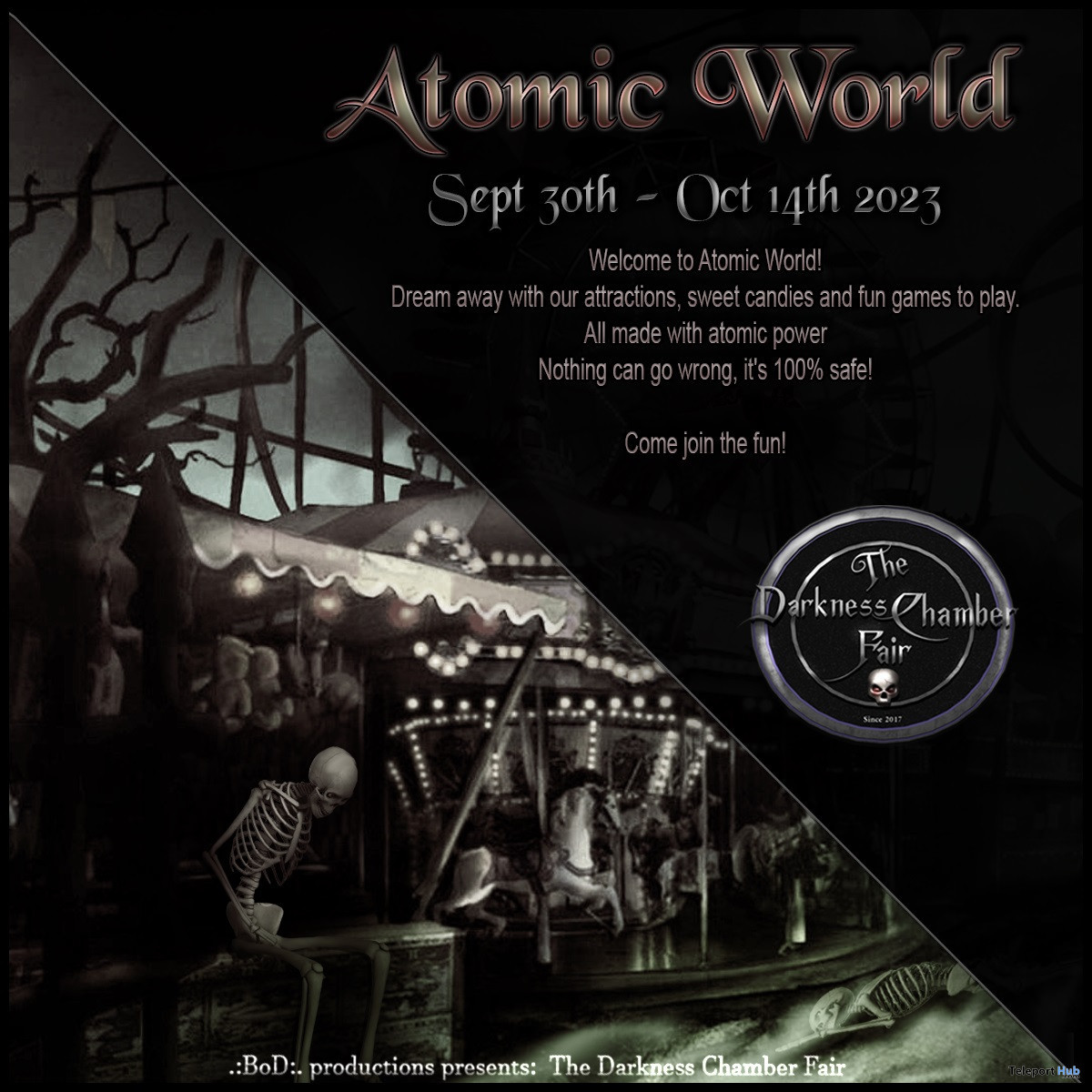 The Darkness Chamber Fair 2023: Atomic World - Teleport Hub - teleporthub.com