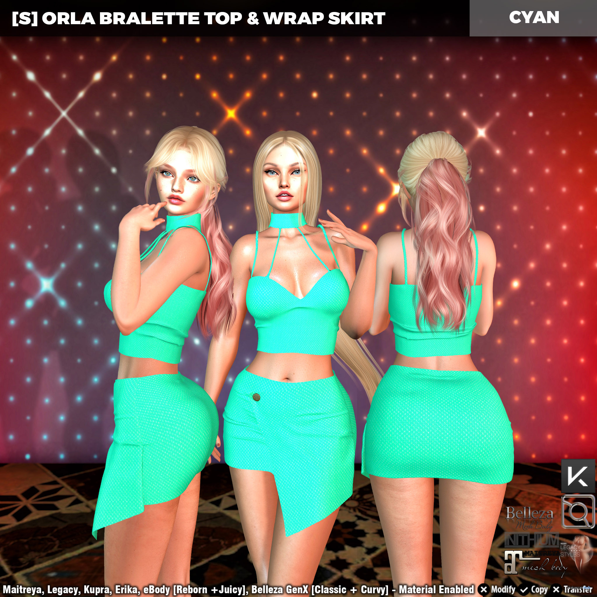 New Release: [S] Orla Bralette Top & Wrap Skirt by [satus Inc] - Teleport Hub - teleporthub.com