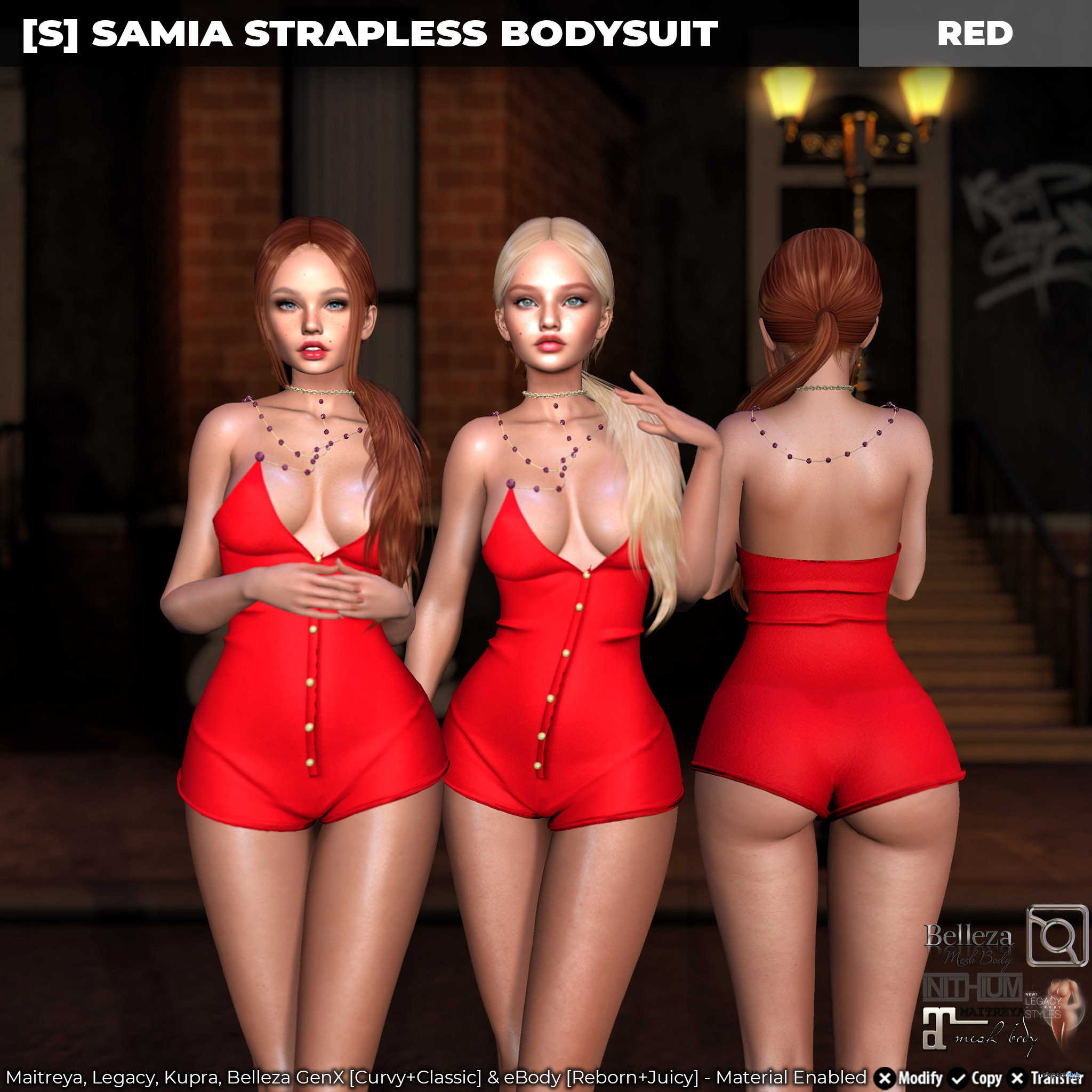New Release: [S] Samia Strapless Bodysuit by [satus Inc]