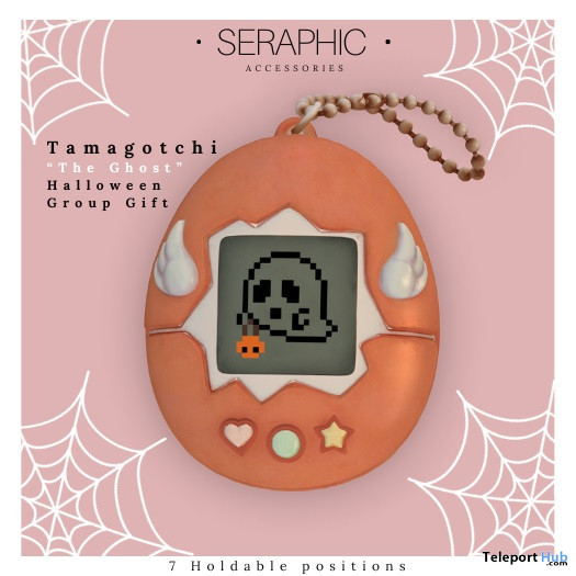 Tamagotchi The Ghost Halloween September 2023 Group Gift by Seraphic - Teleport Hub - teleporthub.com
