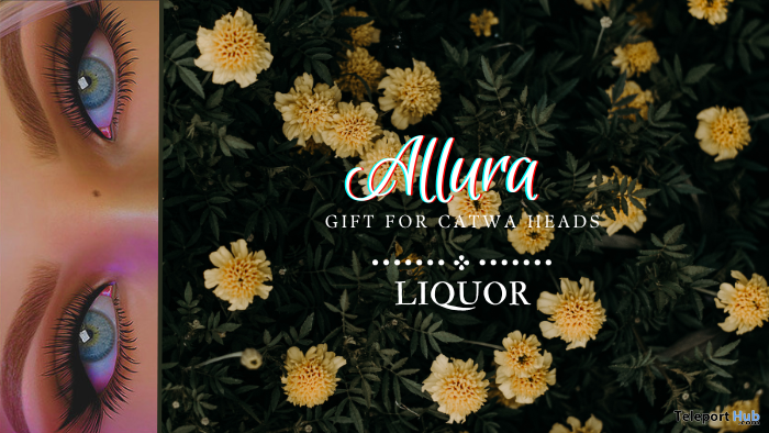 Allura Lashes For Catwa Mesh Heads 1L Promo Gift by Liquor - Teleport Hub - teleporthub.com