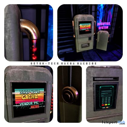 New Release: Retro-Tech Gacha Machine by [satus Inc] - Teleport Hub - teleporthub.com