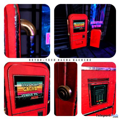New Release: Retro-Tech Gacha Machine by [satus Inc] - Teleport Hub - teleporthub.com