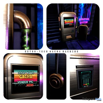 New Release: Retro-Tech Gacha Machine by [satus Inc] - Teleport Hub - teleporthub.com