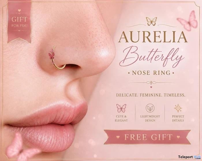 Butterfly Nose Ring August 2026 1L Promo Gift by Labelz - Teleport Hub - teleporthub.com
