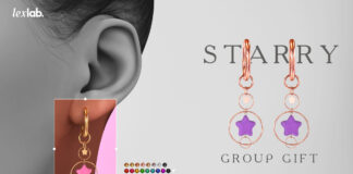 Starry Earrings September 2026 Group Gift by lexlab Starry Earrings September 2026 Group Gift by lexlab - Teleport Hub - teleporthub.com