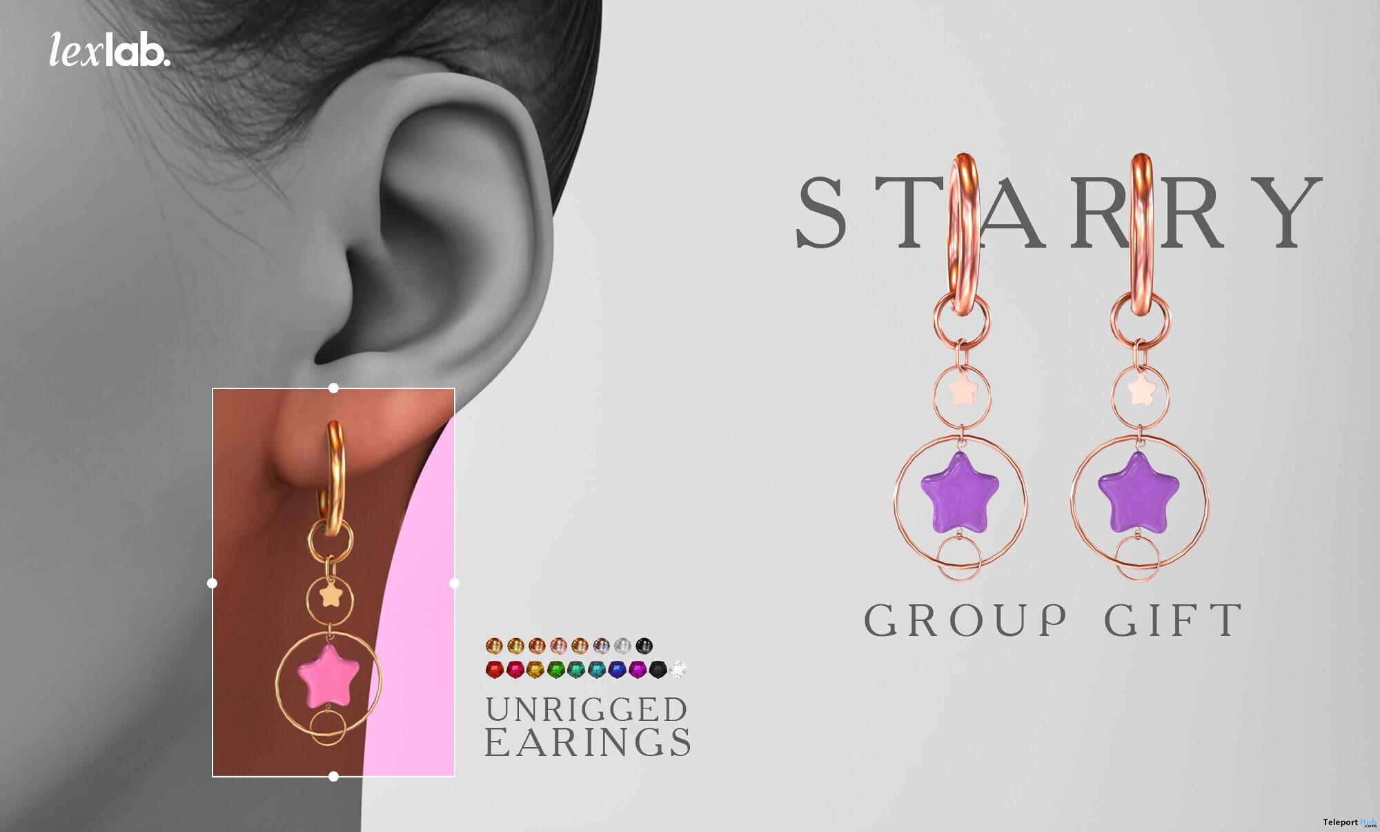 Starry Earrings September 2026 Group Gift by lexlab - Teleport Hub - teleporthub.com
