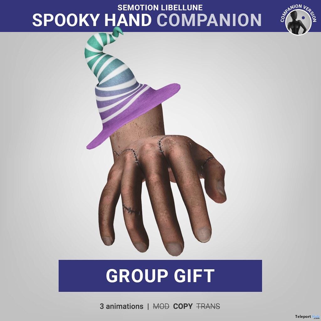Spooky Hand Companion September 2026 Group Gift by SEmotion Libellune - Teleport Hub - teleporthub.com