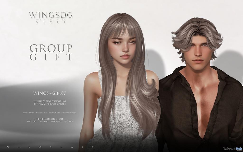 Hair Gift 07 For Men & Women September 2026 Group Gift by WINGSDG - Teleport Hub - teleporthub.com