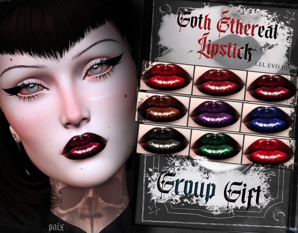 Goth Ethereal Lipsticks September 2026 Group Gift by PAIX - Teleport Hub - teleporthub.com