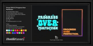 Progress Over Perfection Neon Sign September 2026 Group Gift by Hostile Luxury Progress Over Perfection Neon Sign September 2026 Group Gift by Hostile Luxury - Teleport Hub - teleporthub.com