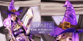 Bibbi Witches Hat September 2026 Group Gift by Vizarte Bibbi Witches Hat September 2026 Group Gift by Vizarte - Teleport Hub - teleporthub.com