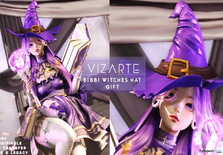 Bibbi Witches Hat September 2026 Group Gift by Vizarte - Teleport Hub - teleporthub.com
